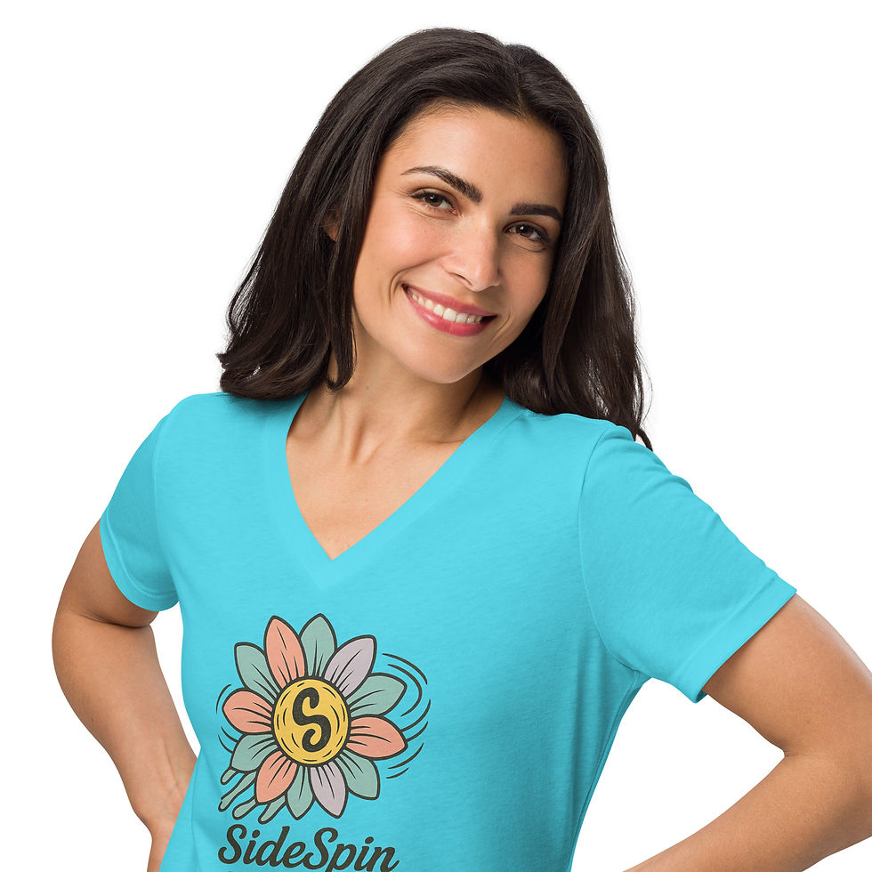Thumbnail: Floral Spin V-Neck