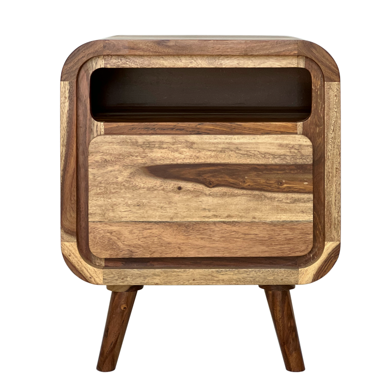 MAREK Nattbord - palisander ku