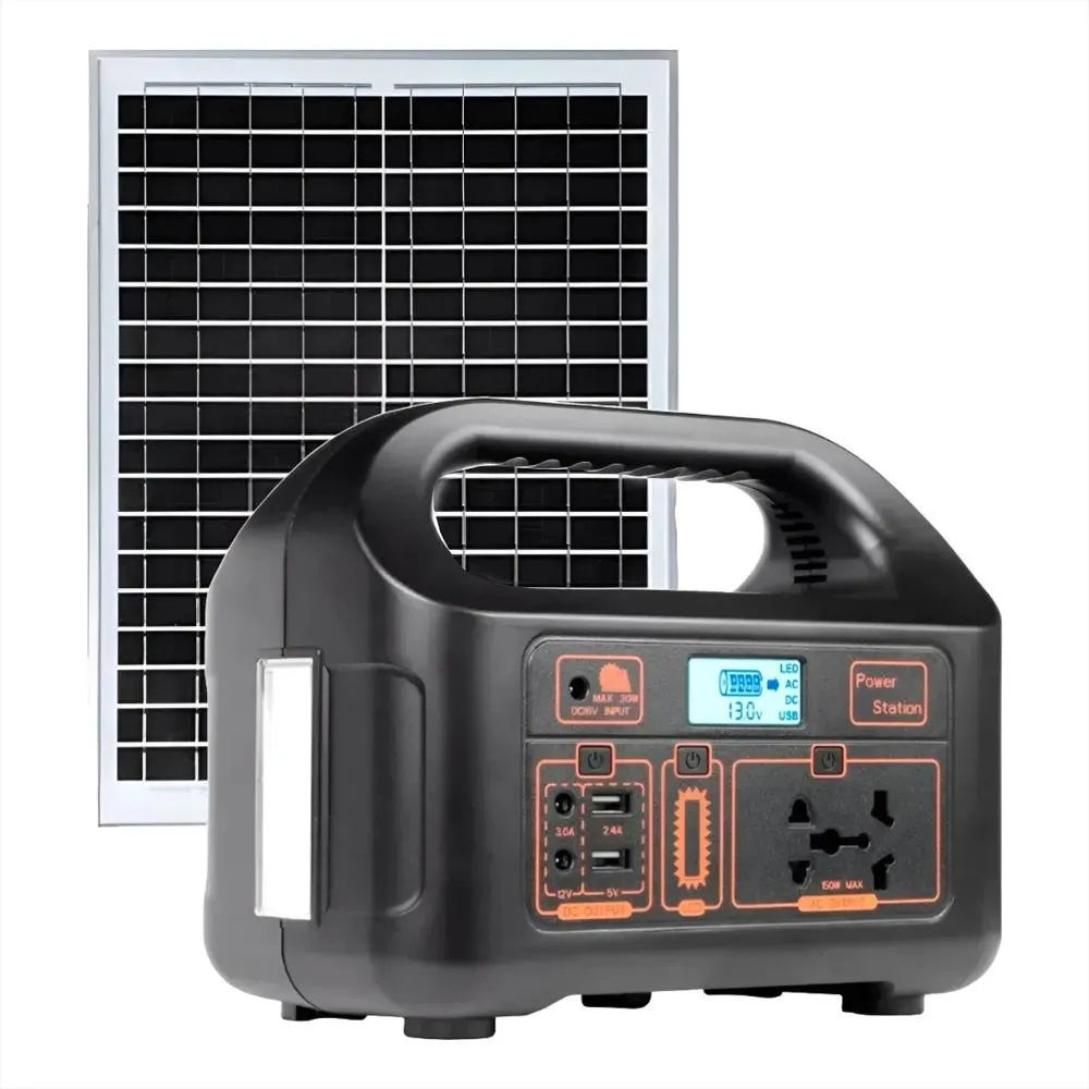Generador de Energia Portatil de 150w con Bateria y Carga Solar