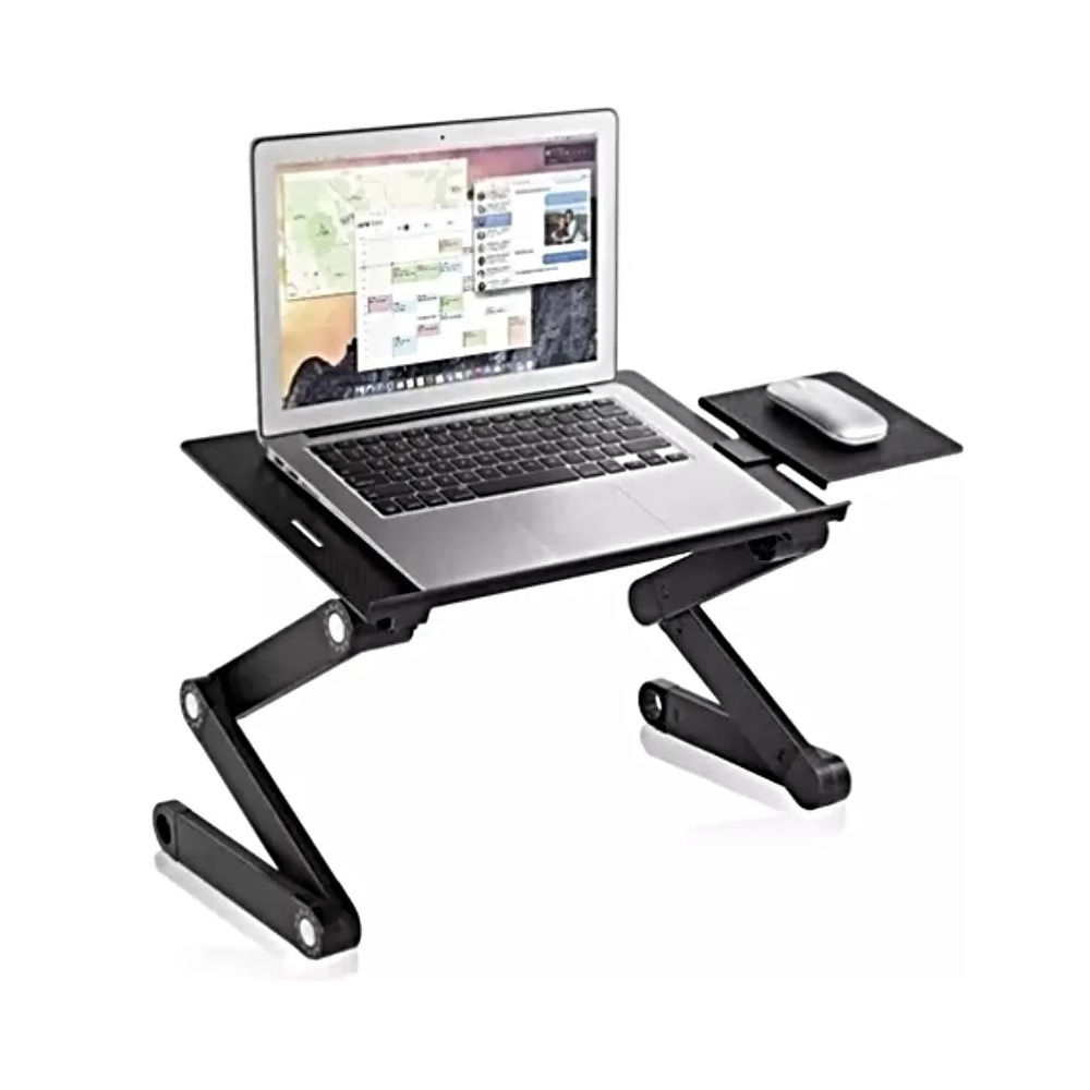 Mesa Laptop Aluminio Ventiladores Usb Ajustable Plegable