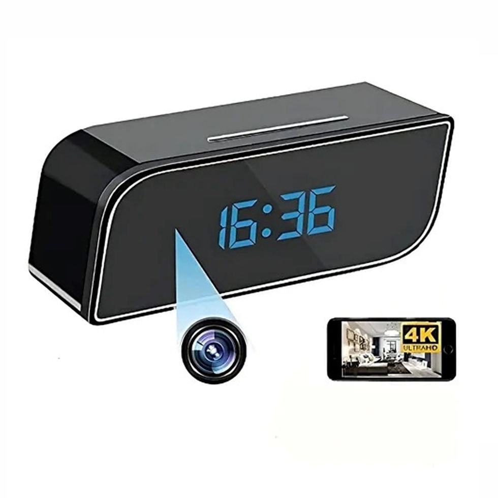 Miniatura: Cámara Oculta en Reloj Digital WiFi 4K con Monitoreo Remoto