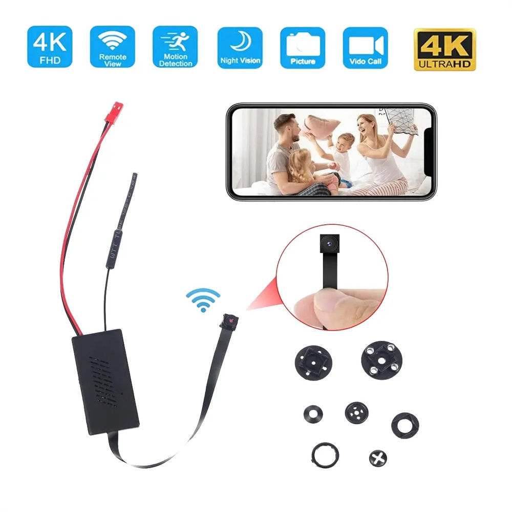 Mini Camara Wifi con Vision Nocturna y Monitoreo Remoto