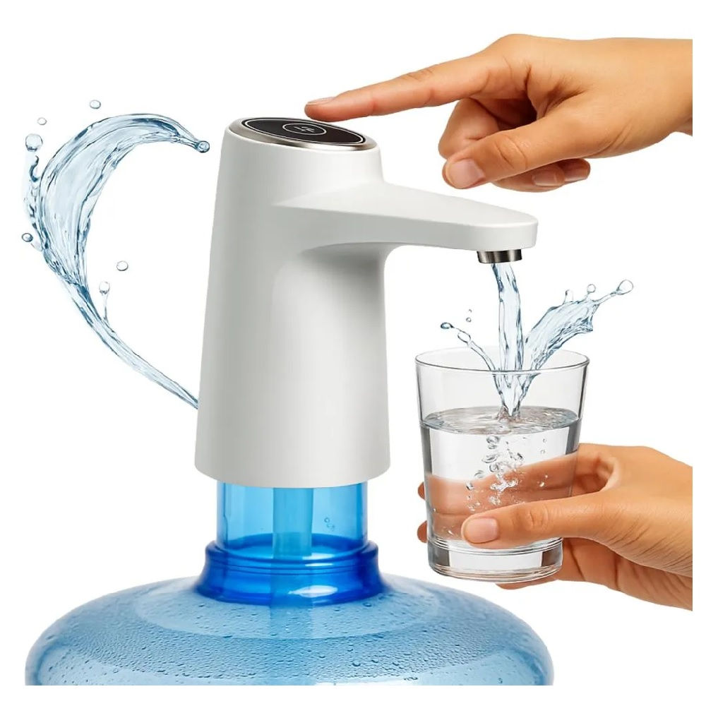 Dispensador de Agua Portatil para Garrafon con Panel Tactil y Carga Usb