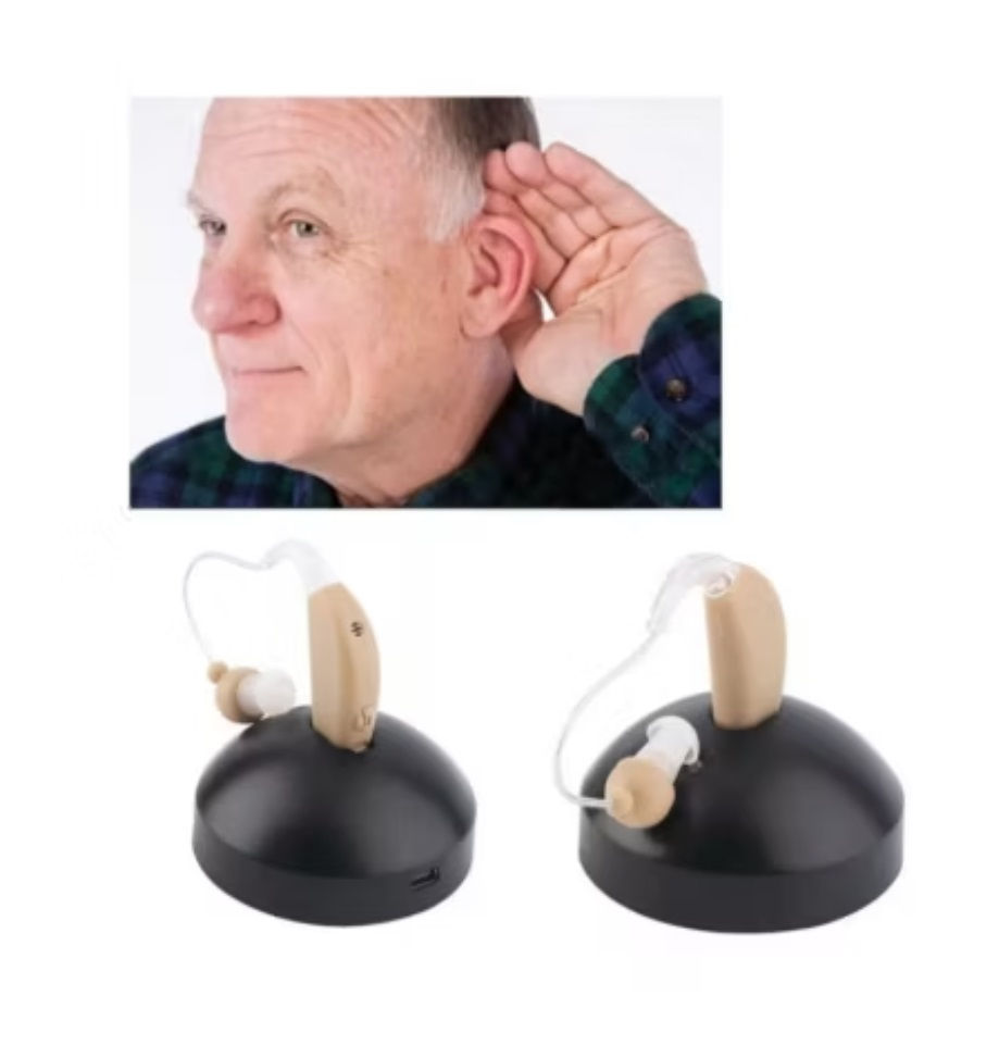 Audífono para Sordos Recargable Mejora Capacidad Auditiva Sordera