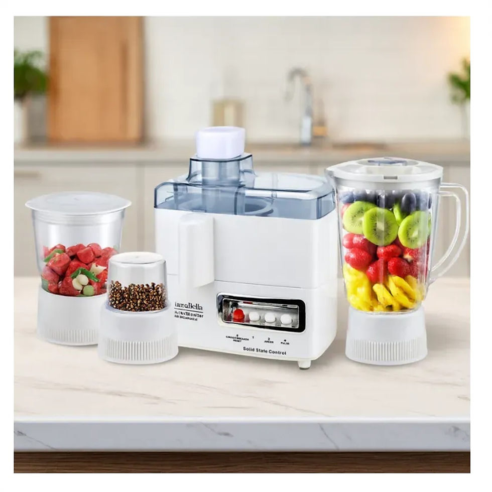 Miniatura: Extractor de Jugos 4 en 1 Multifuncional Maquina Licuadora Picatodo Molino