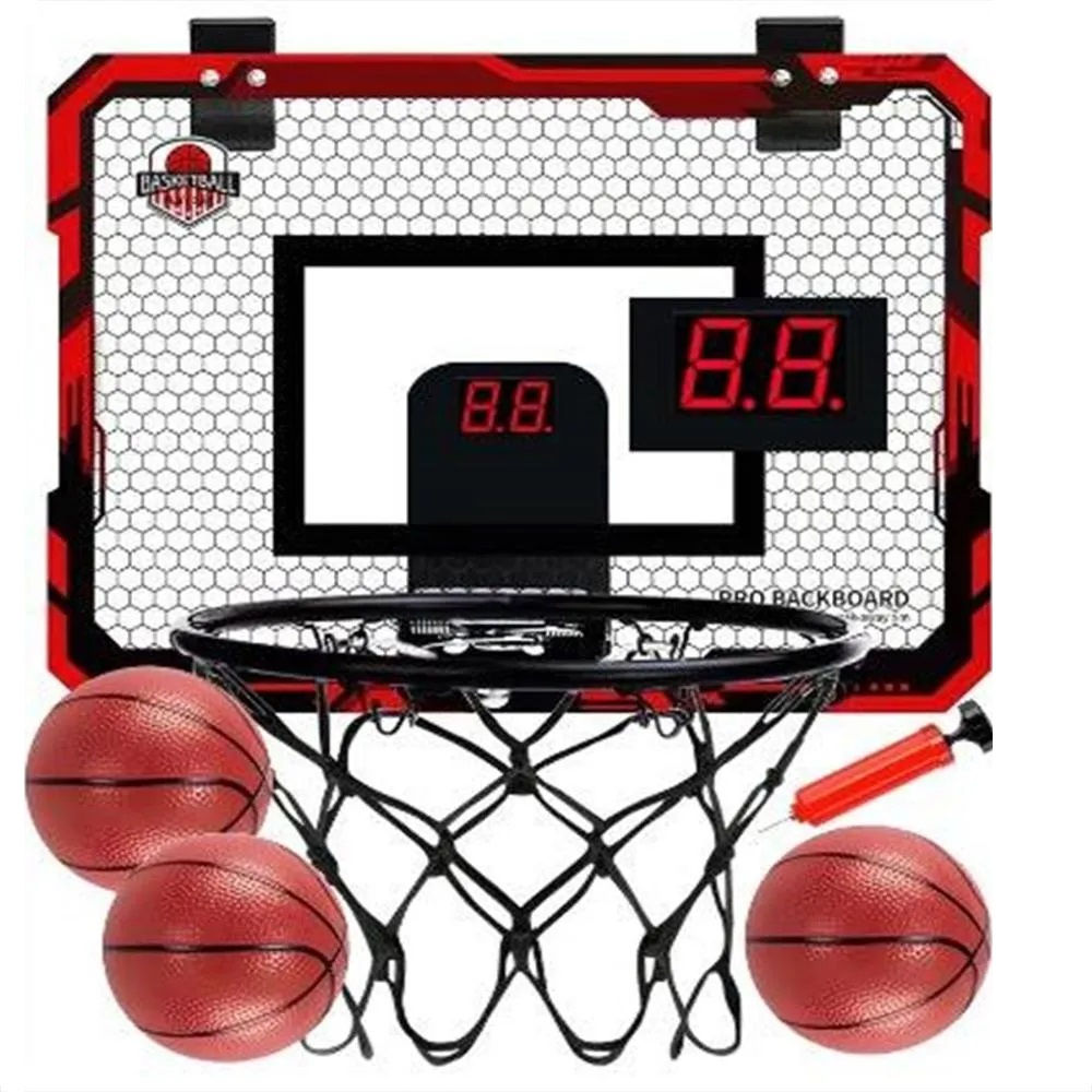 Set de Baloncesto con Tablero Portatil Altura Ajustable y Balon