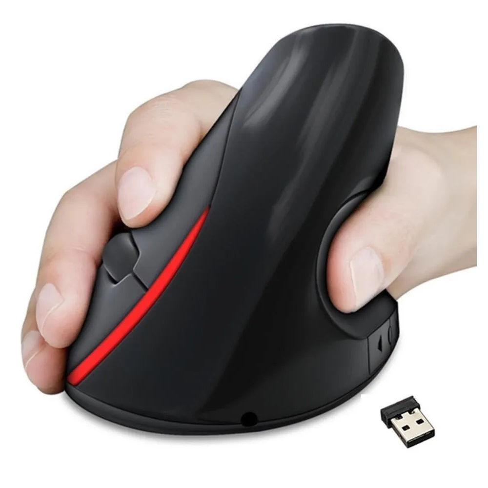 Mouse Vertical Ergonómico Recargable Weibo Dual Conectividad
