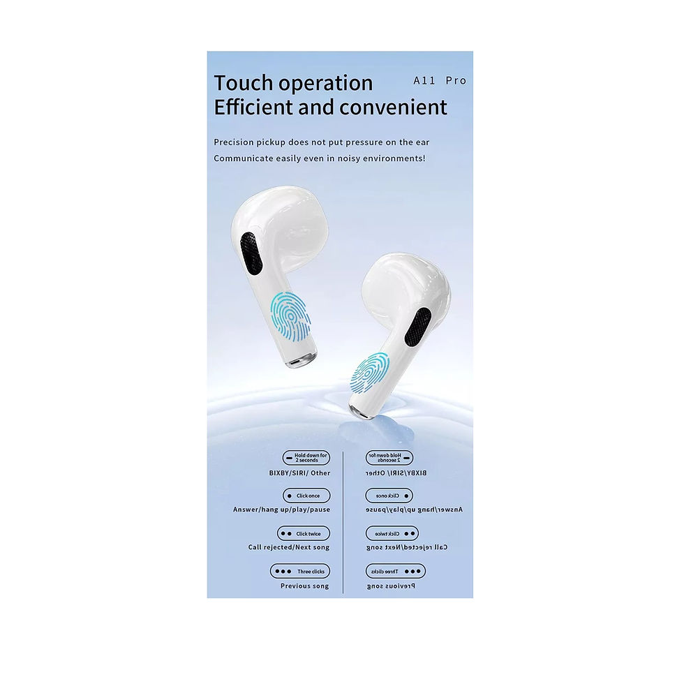 Miniatura: Audifonos Bluetooth Pro Max con Pantalla Lcd Tactil Android & ios