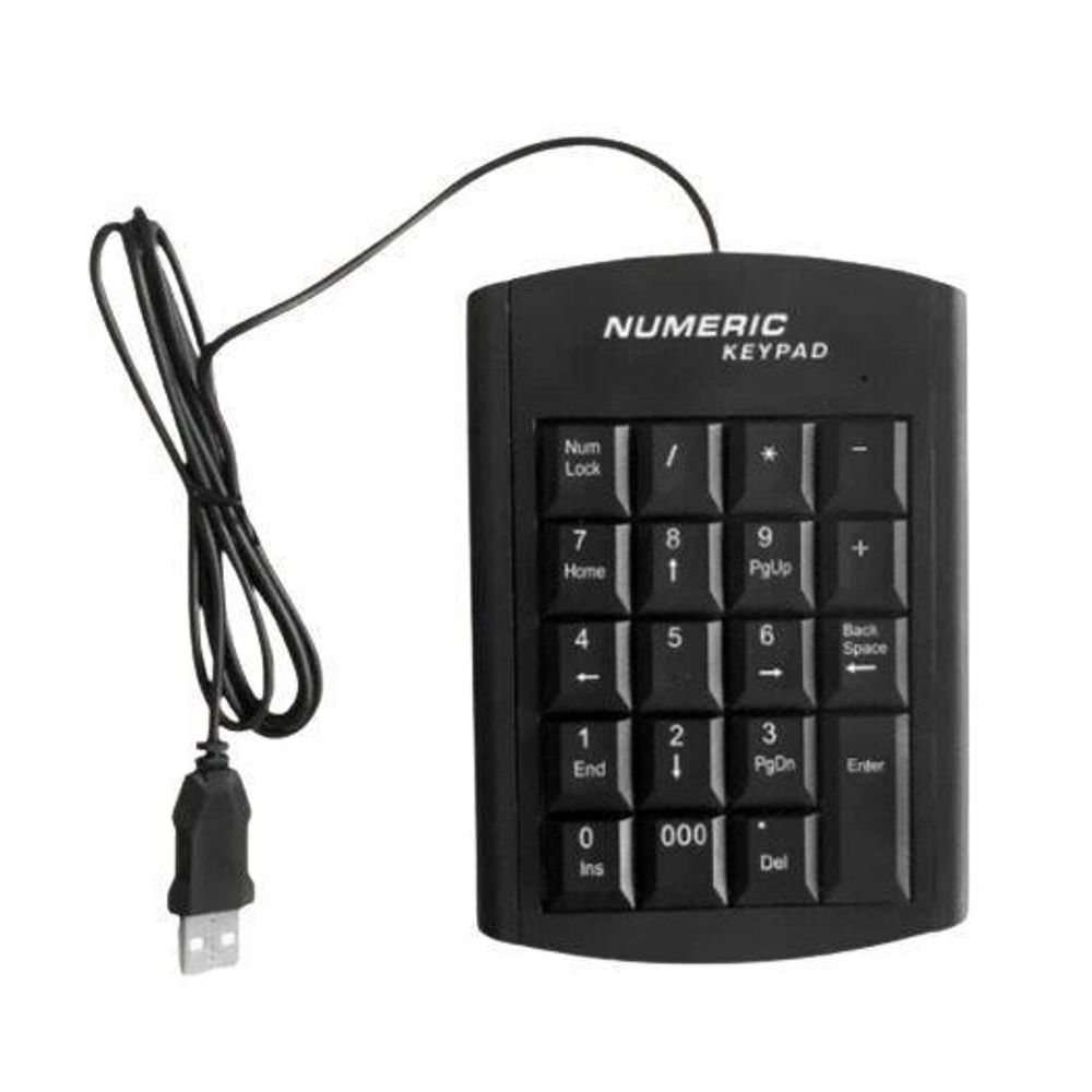 Teclado Numérico Externo 19 Teclas para Laptop Plug y Play