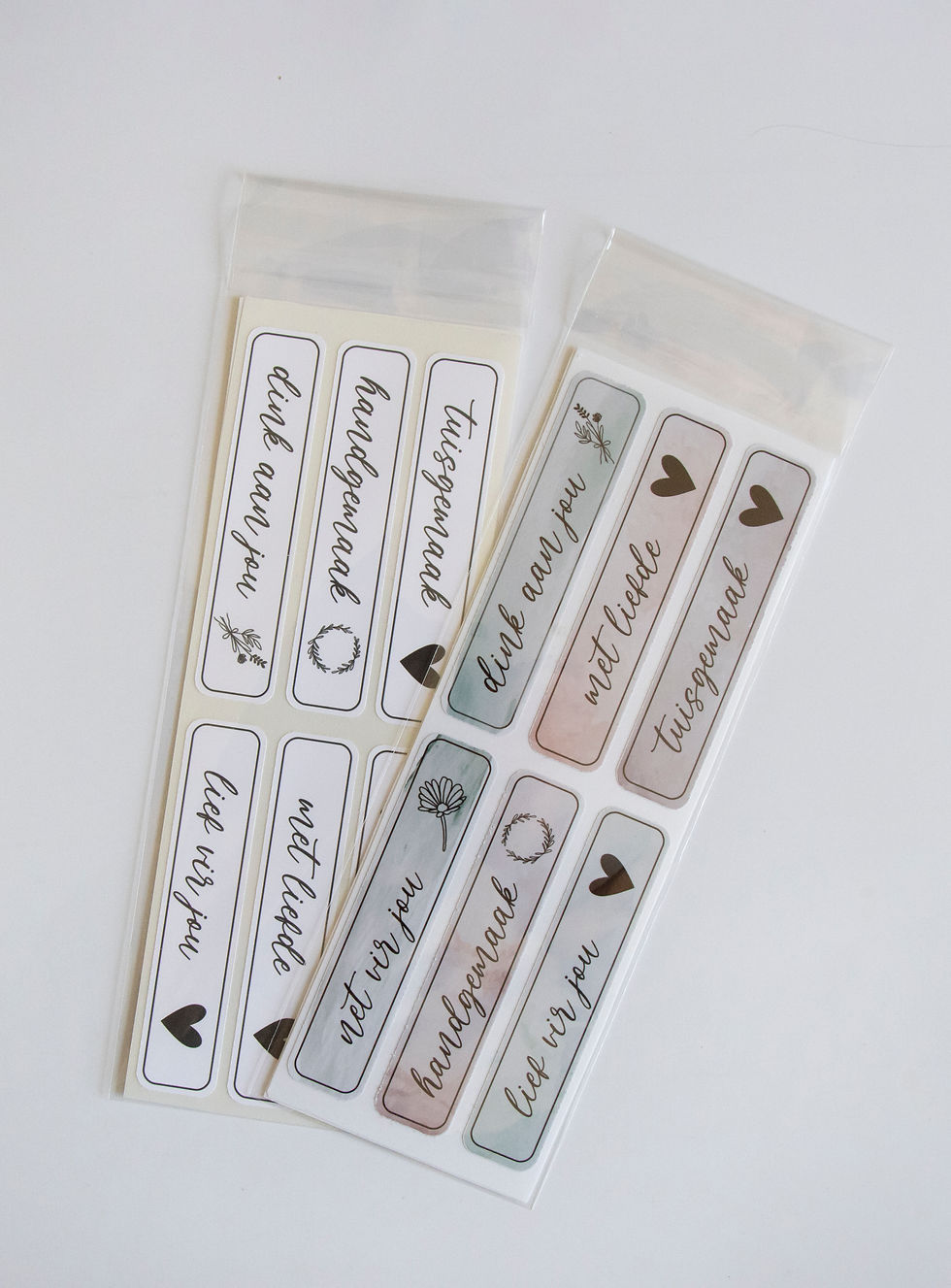 Rectangular Afrikaans Dankie Plakkers - Large