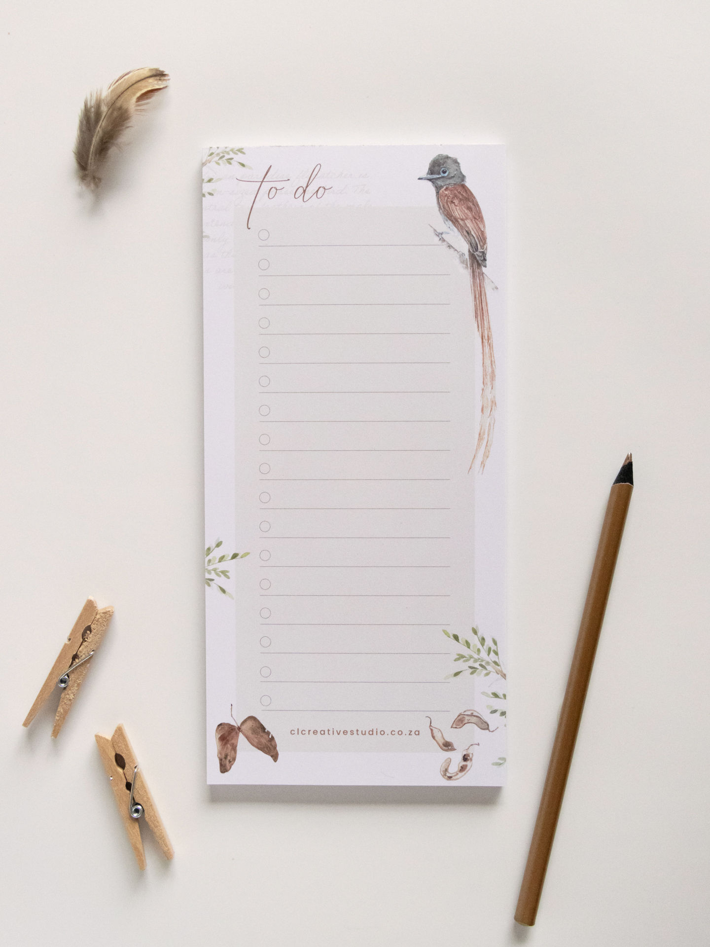 To Do List - Paradise Flycatcher Collection