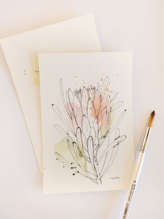 Pen & Watercolour Suikerkan Painting