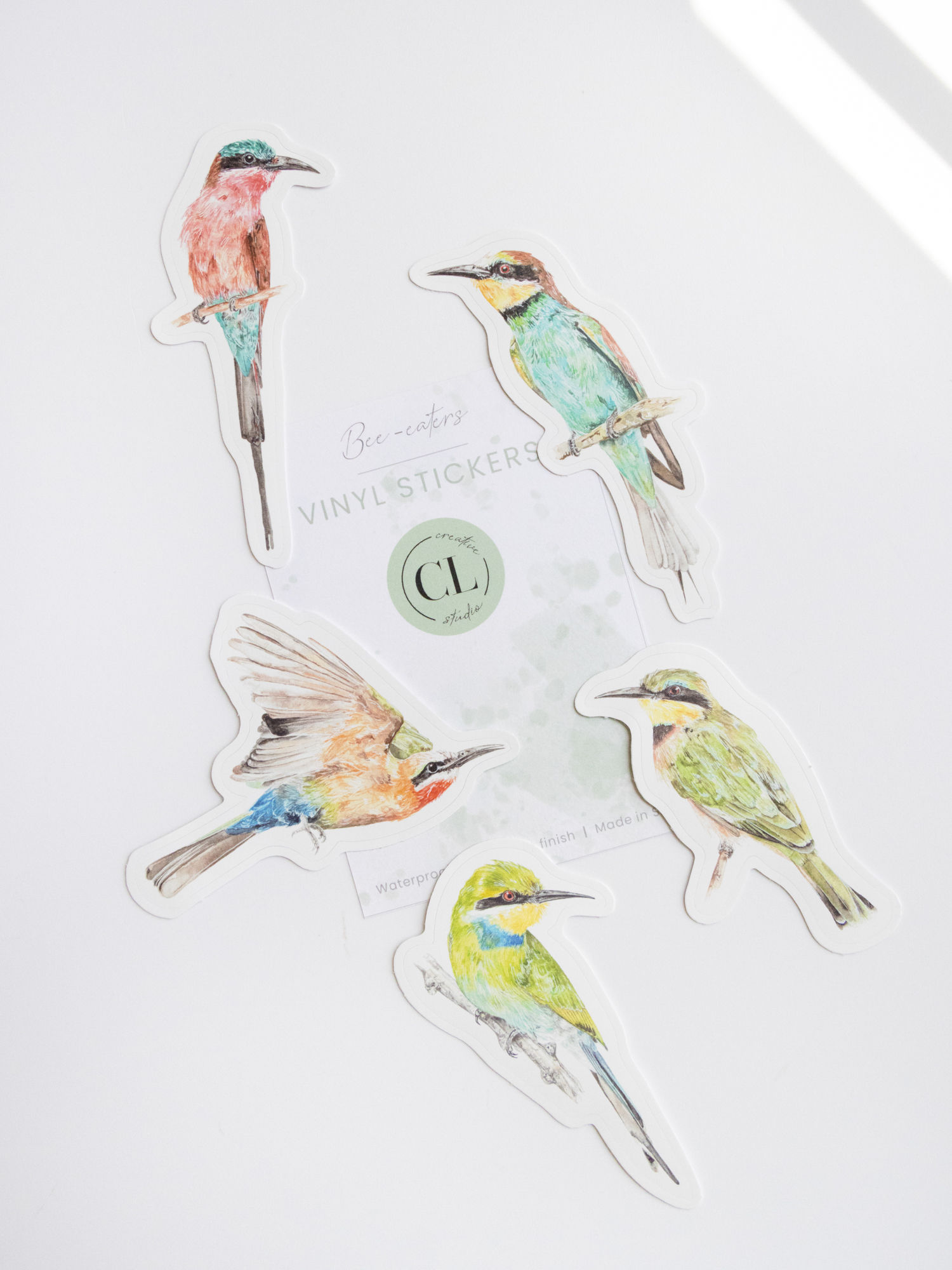 Bee-eater Vinyl Sticker Pack