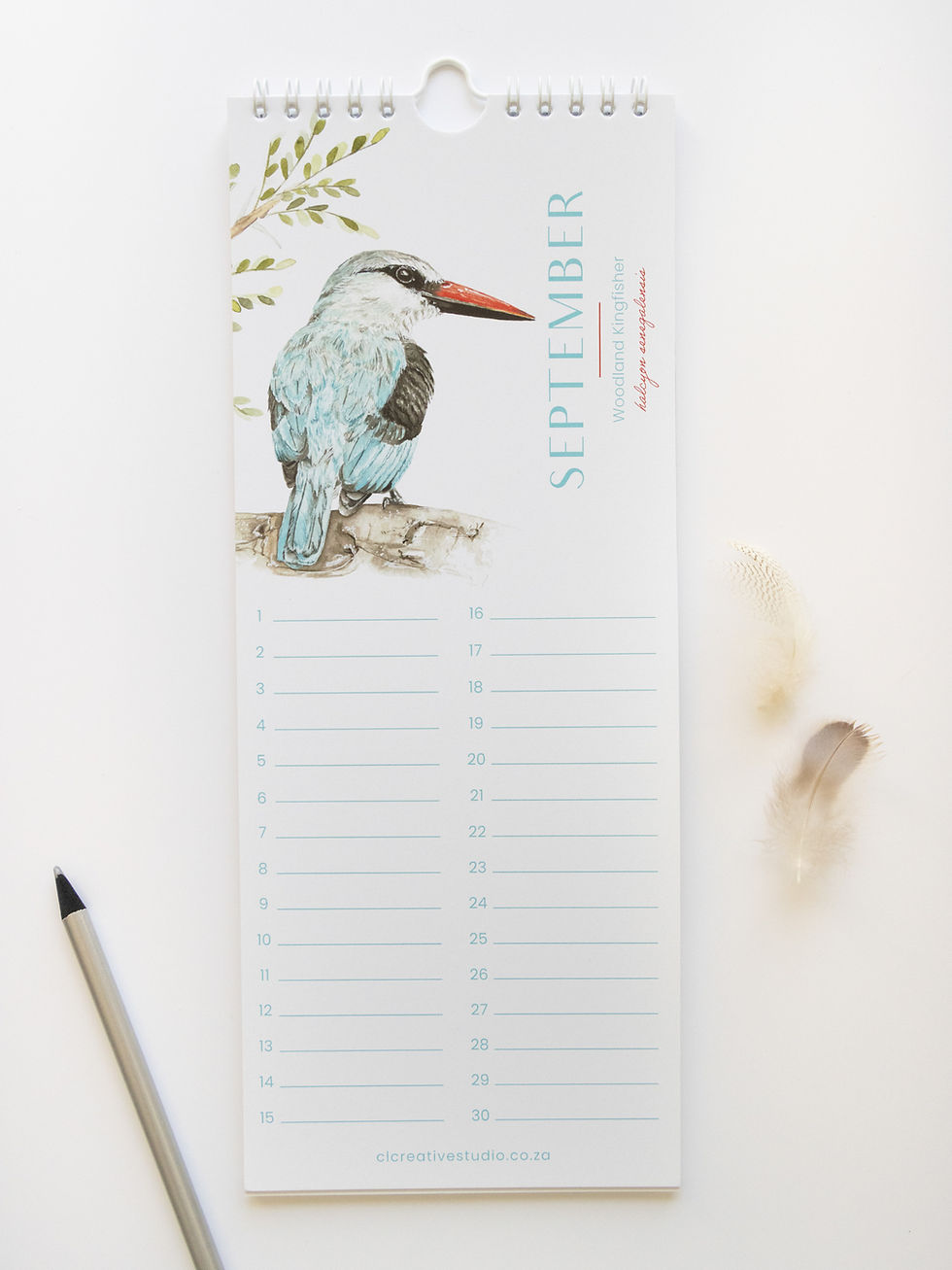 Thumbnail: Watercolour Birds Birthday Calendar