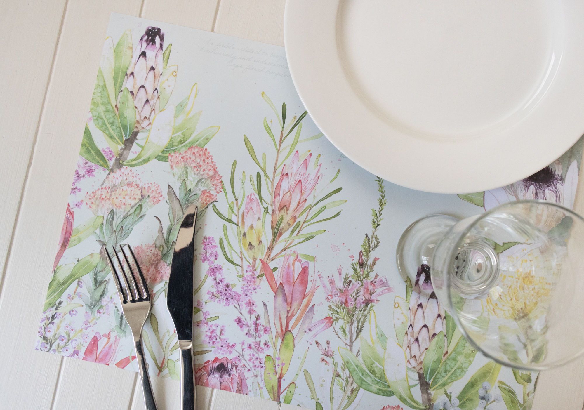 Fynbos Paper Placemats