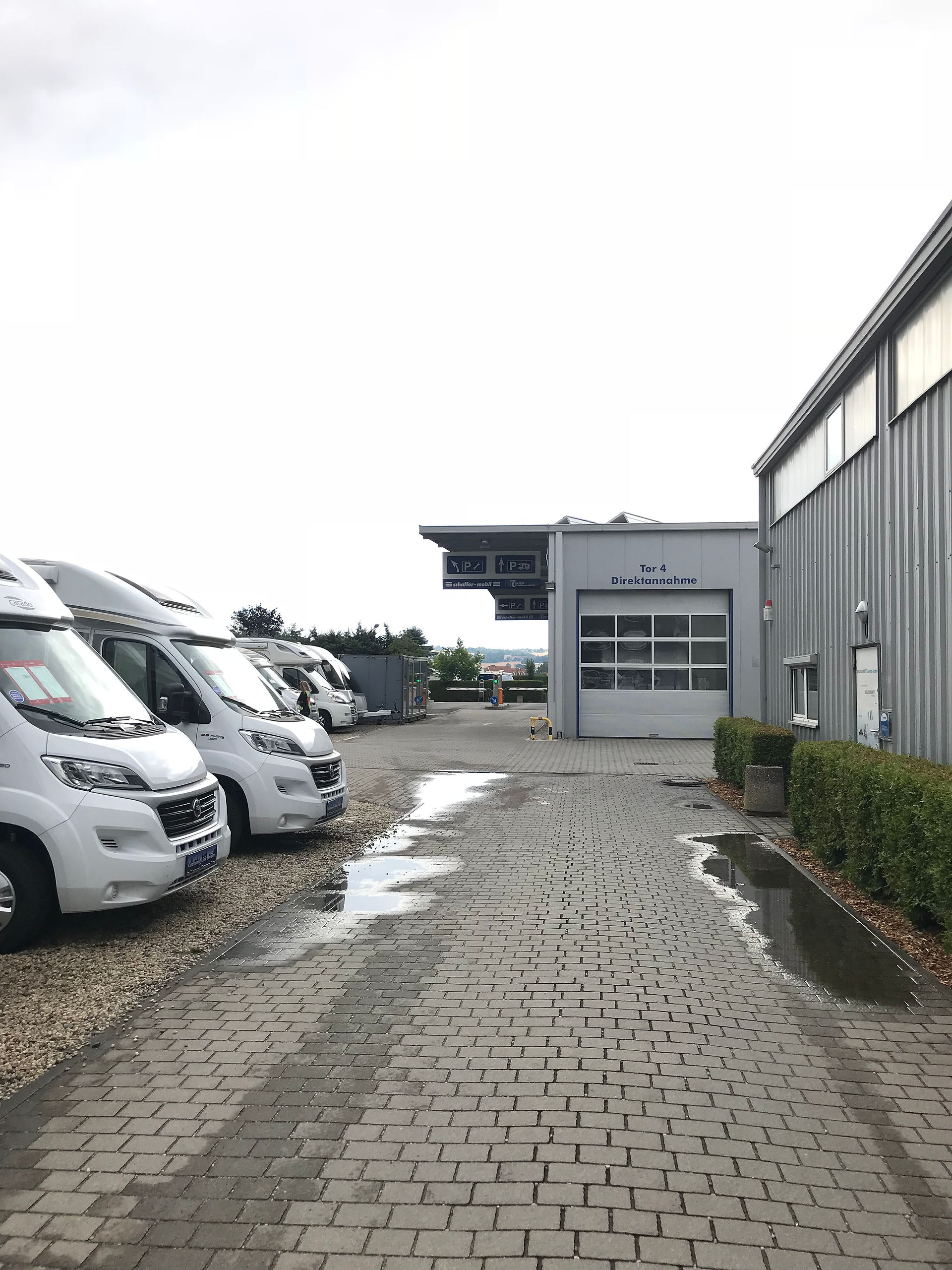 Zufahrt schaffer-mobil