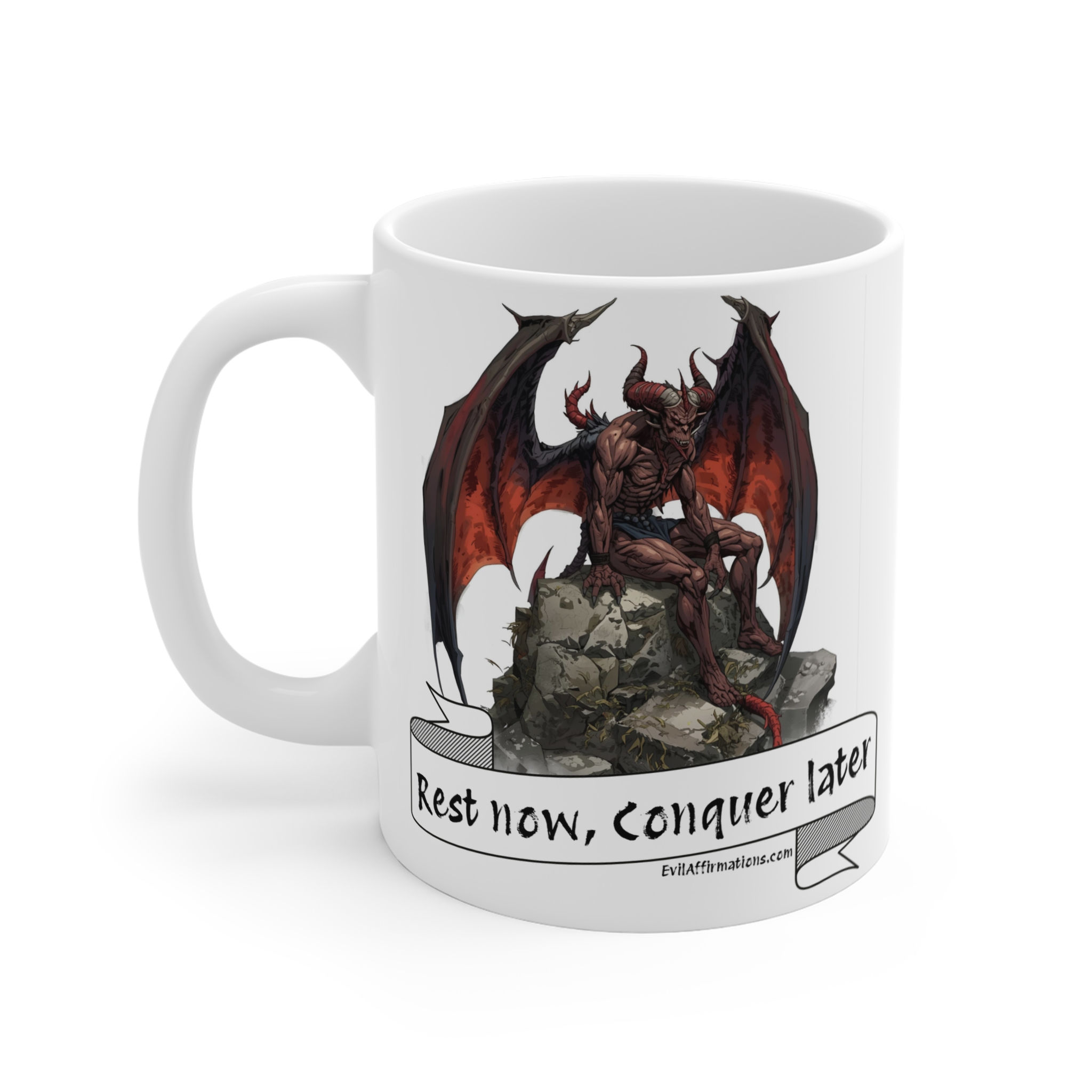 Rest Now Conquer Later 11oz Ceramic Mug