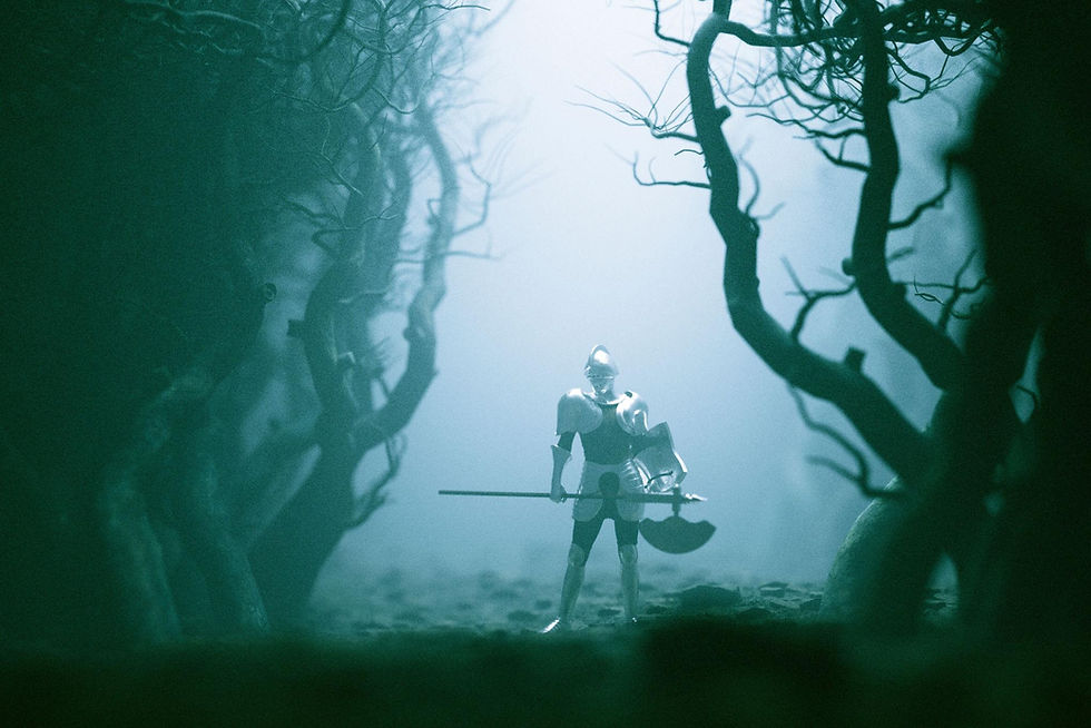 The Green Knight Waits in the Green Chapel