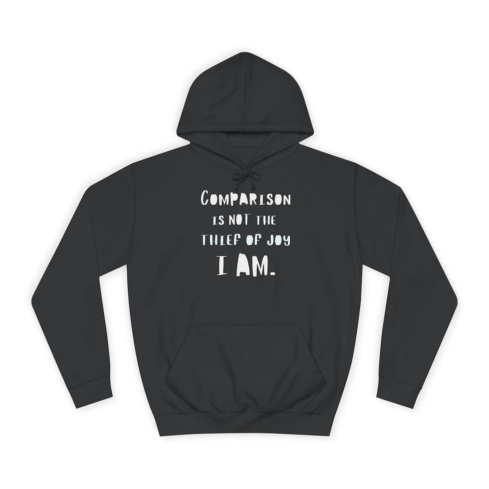 Thumbnail: I Am the Thief of Joy Dark Humor Hoodie — Funny Gothic College Sweatshirt