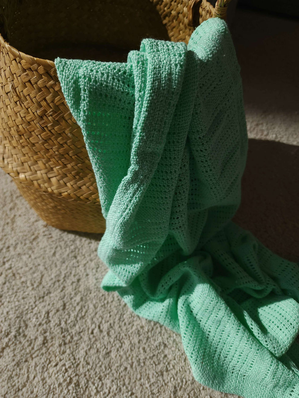 Thumbnail: שמיכת סריג דגם לני