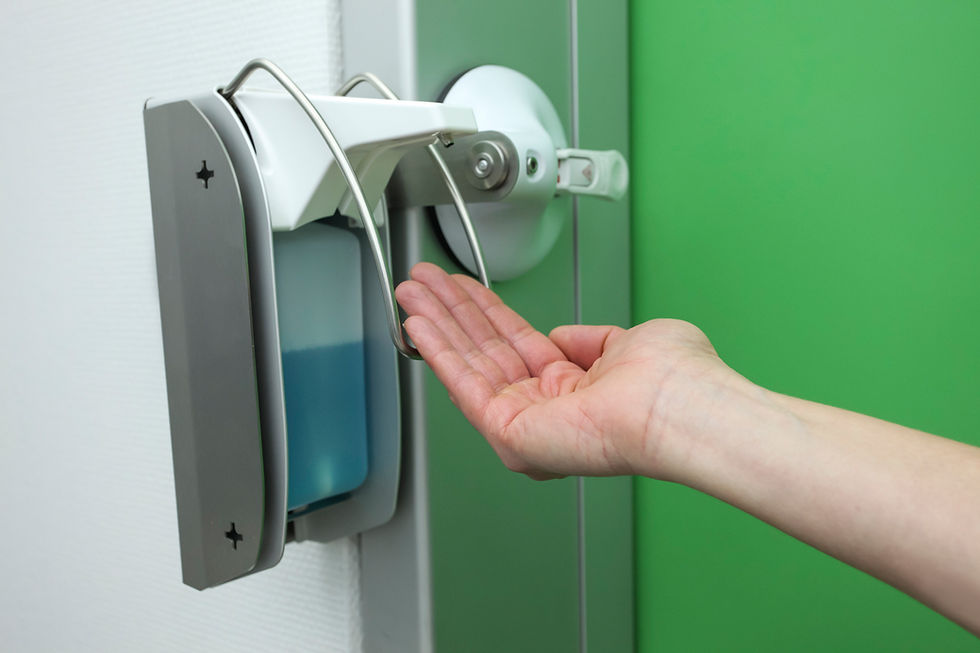 Fingerrückenspender