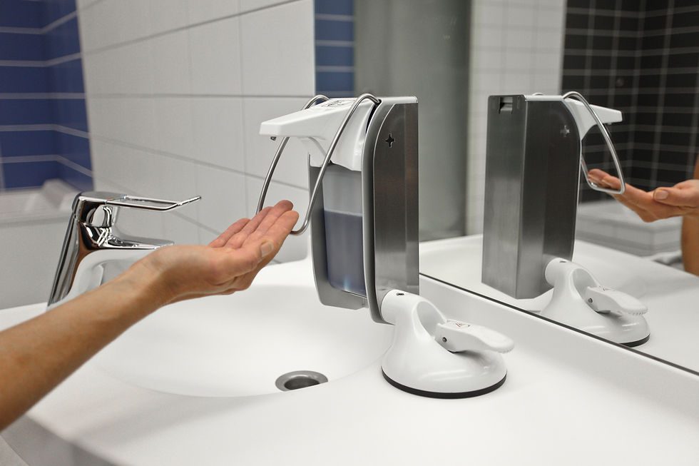 Fingerrückenspender
