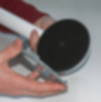 Saugscheibenschutz aufsetzen