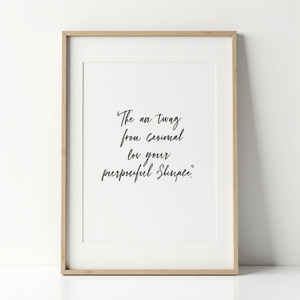 Purposeful Verse Print