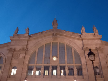 The famous Gare du Nord in Paris.