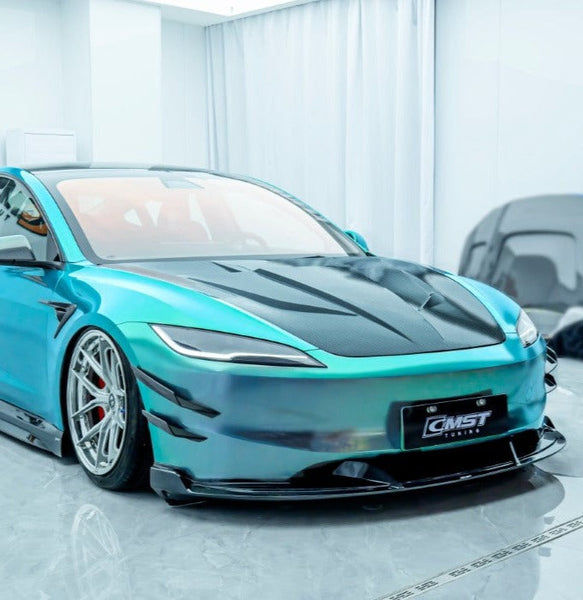 Thumbnail: CMST Tuning FRP & Carbon Fiber V1 Hood for Tesla Model 3 Highland 2024-ON

