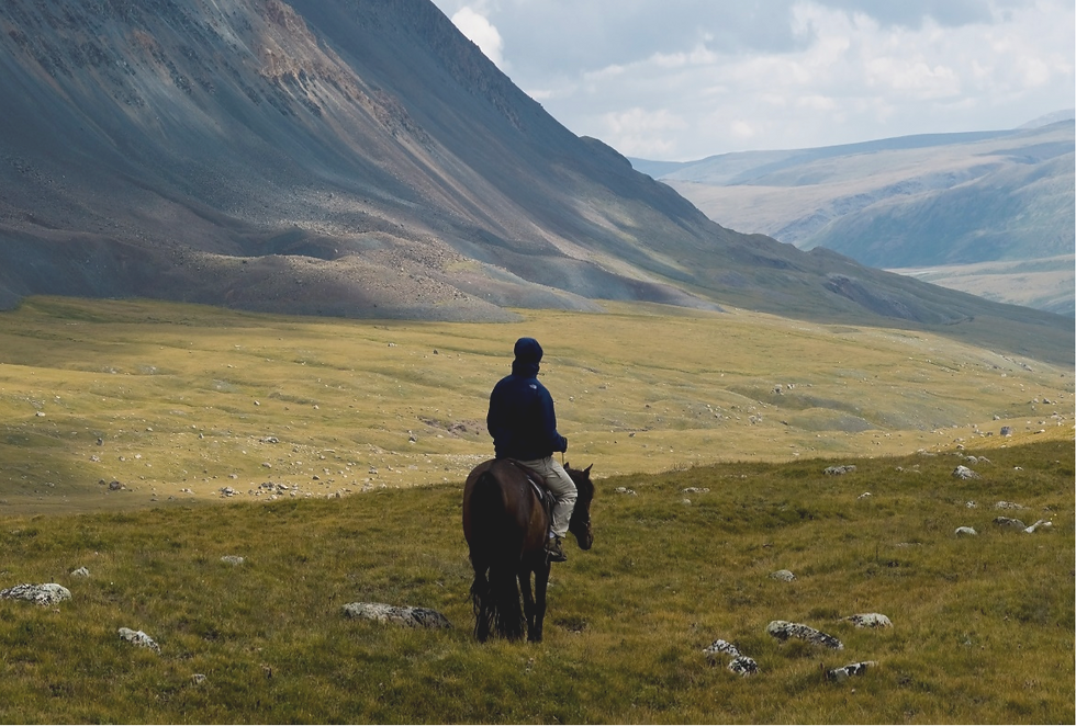 Steppe in Kazakhstan