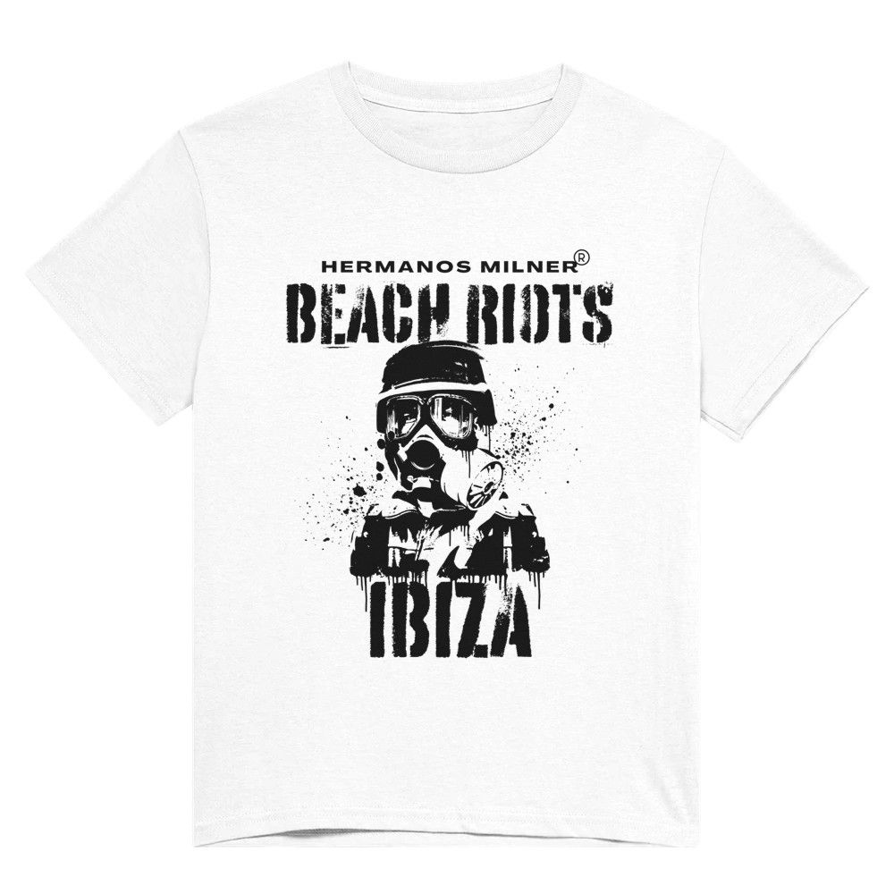 Hermanos Milner Beach Riots Ibiza Crewneck T-shirt