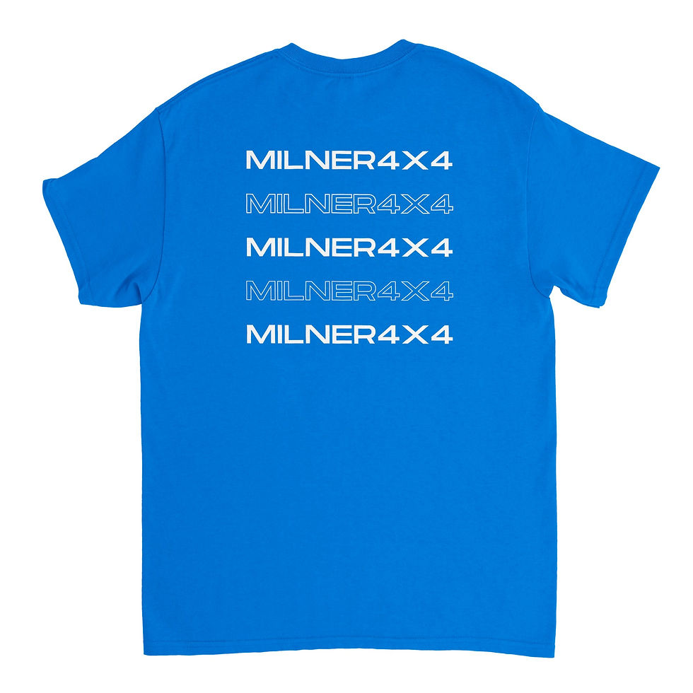 Thumbnail: Milner4x4 Ibiza Print on Reverse Crewneck T-shirt