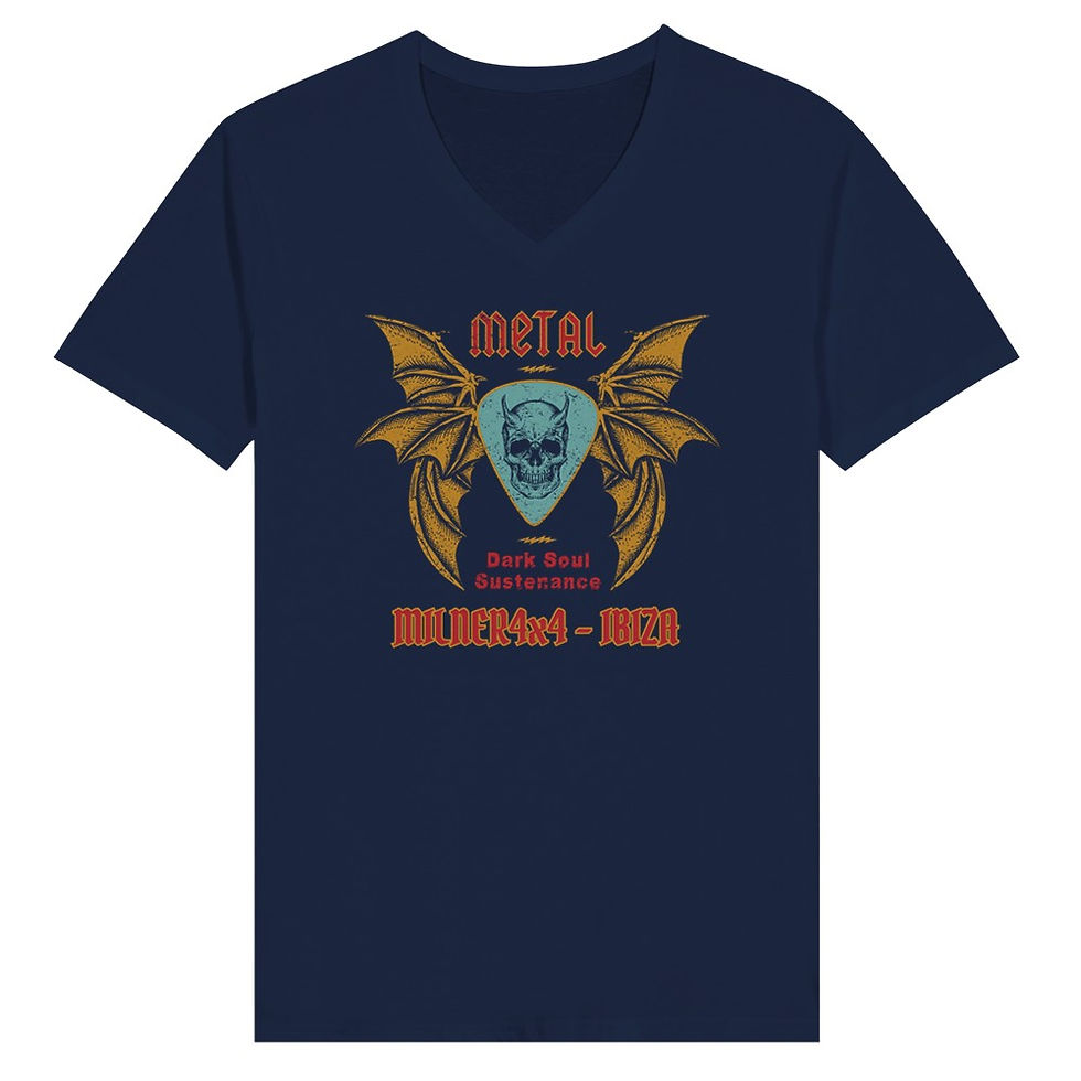Thumbnail: Milner4x4 Ibiza Metal V-Neck T-shirt