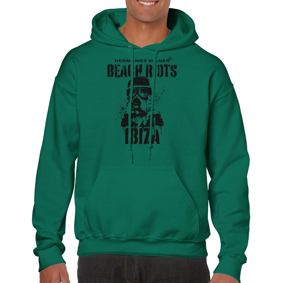 Thumbnail: Hermanos Milner Beach Riots Ibiza Pullover Hoodie