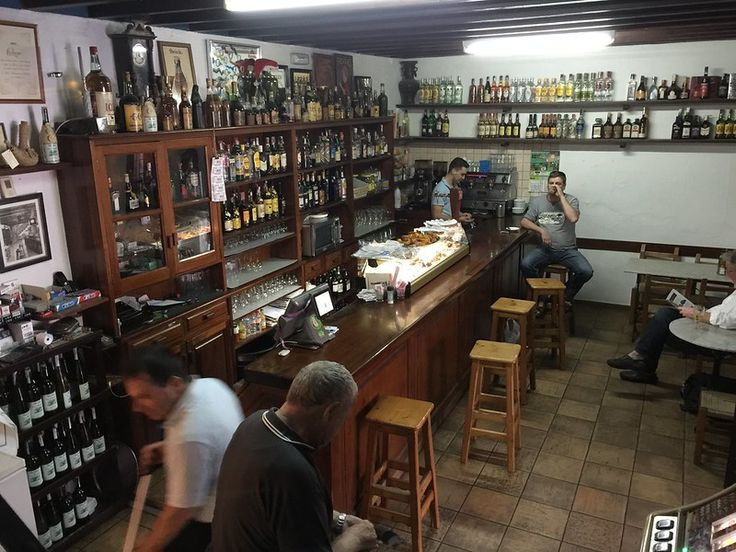 The Bar interior of Bar Anitas in San Carlos, Ibiza