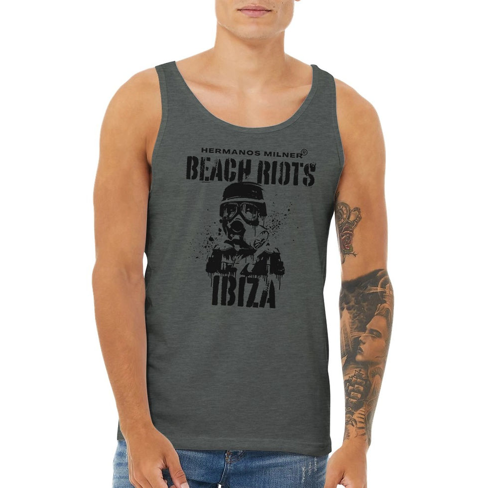 Thumbnail: Hermanos Milner Beach Riots Ibiza Tank Vest Gym Top