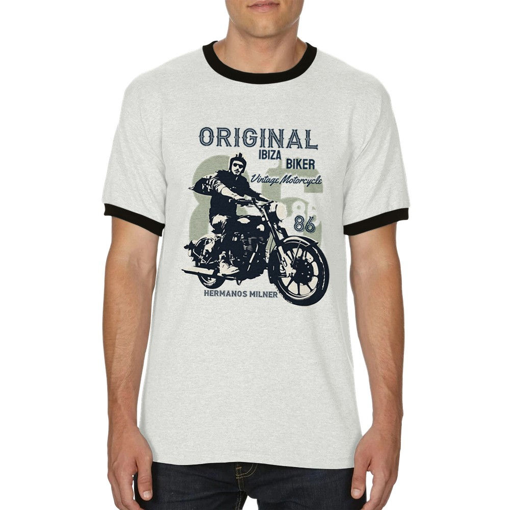 Hermanos Milner Original Ibiza Biker 86 Ringer T-shirt