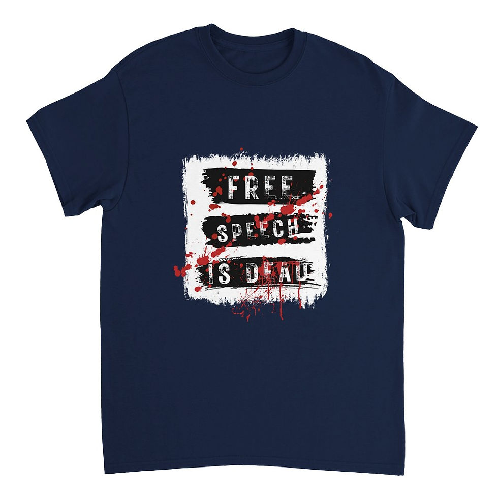 Thumbnail: Free Speech is Dead Crewneck T-shirt
