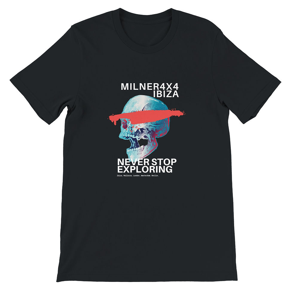 Thumbnail: Milner4x4 Ibiza Never Stop Exploring Crewneck T-shirt