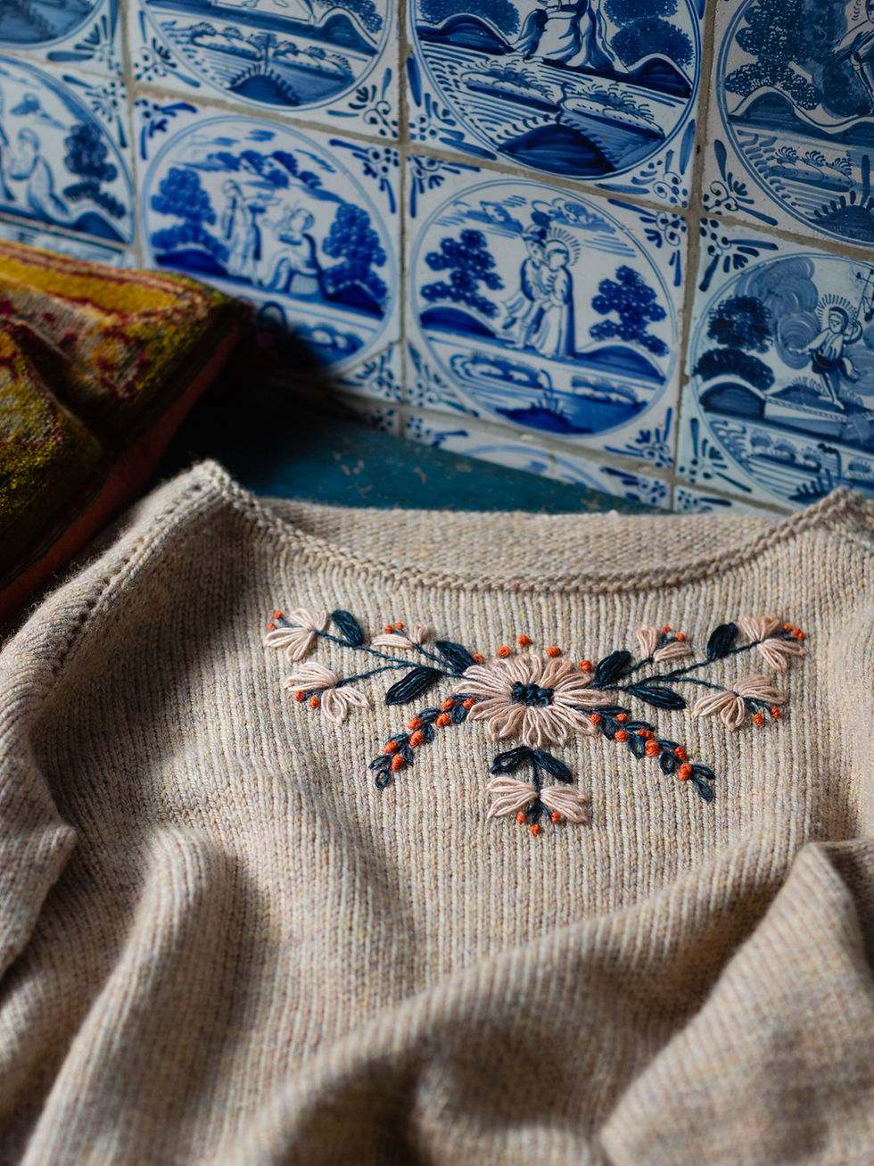 Thumbnail: Embroidery on Knits by Judit Gummlich
