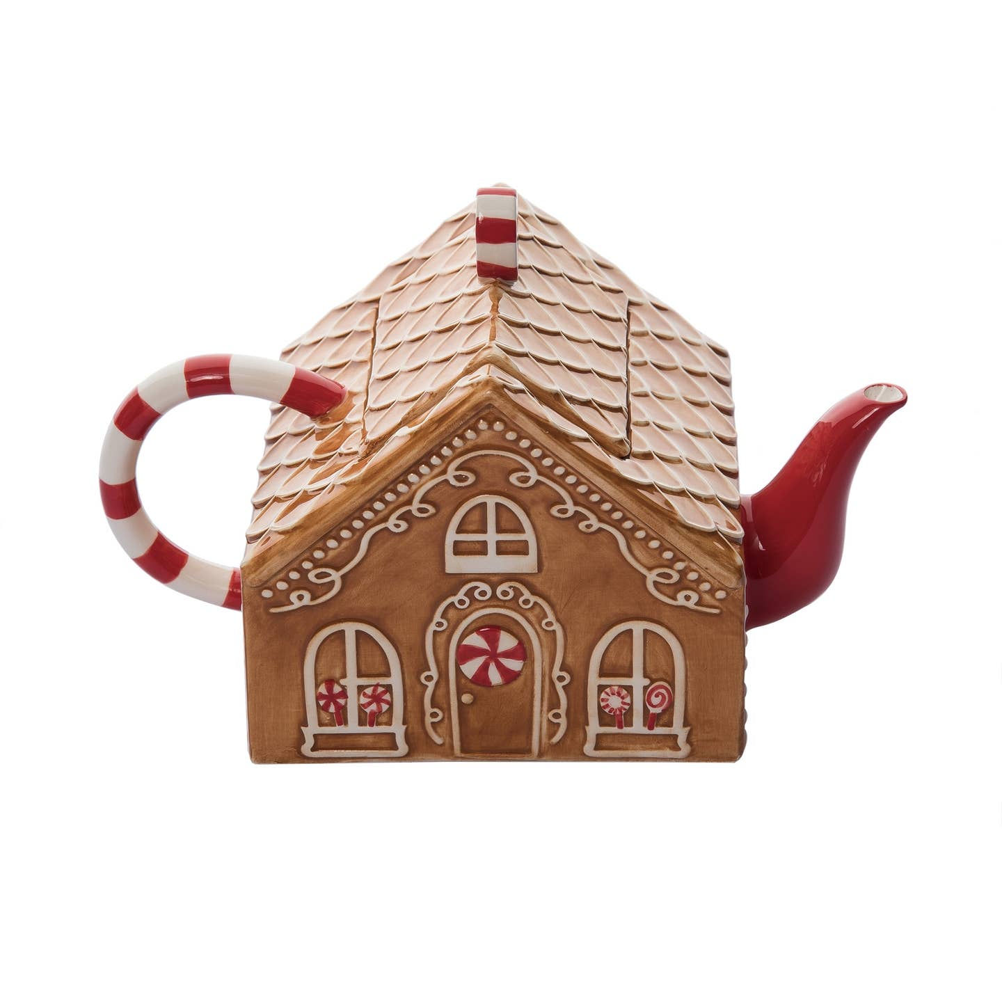 Gingerbread house teapot