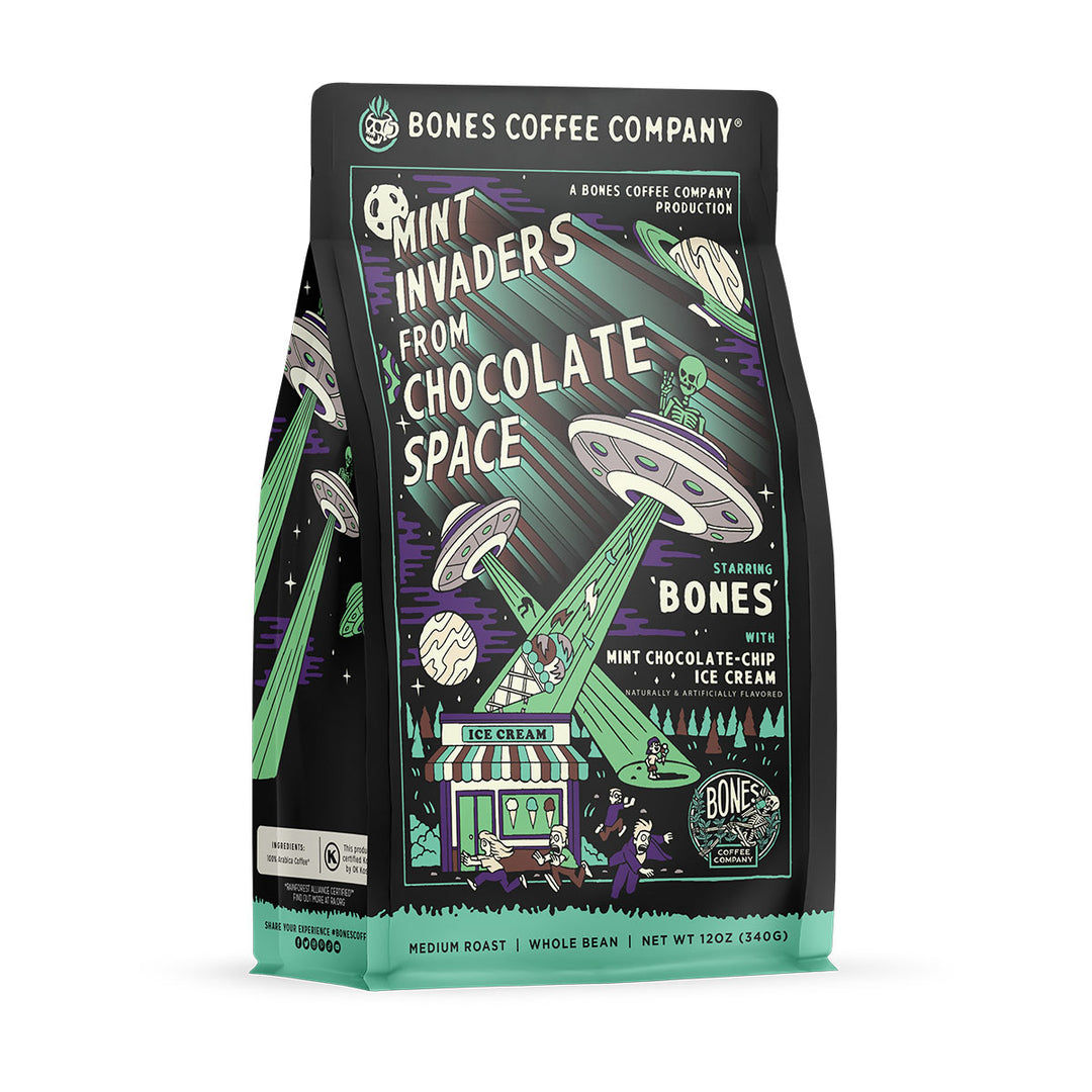Bones Coffee - Mint Invaders From Chocolate Space