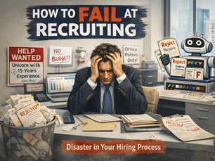 How to Fail at Recruitment and Ensure Your Organisation Gets the Worst Possible Talent.