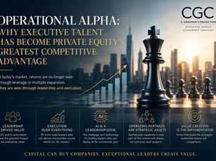 Operational Alpha: Why Executive Talent Has Become Private Equity's Greatest Competitive Advantage