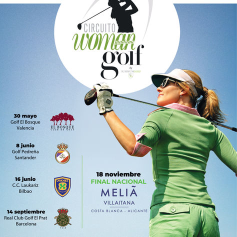 En junio tres torneos Woman Golf y tres torneos Melia Rewards Top10