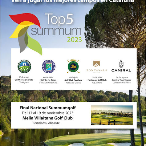 Tres torneos Top5 Summum en Cataluña durante el mes de julio