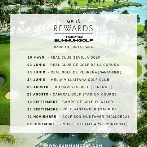 Cuatro torneos Summumgolf durante el mes de agosto 2023