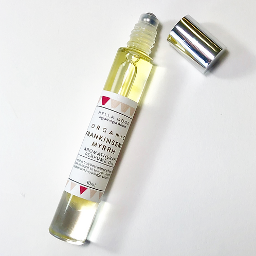 AROMATHERAPY PERFUME OIL - FRANKINCENSE MYRRH | HellaGood