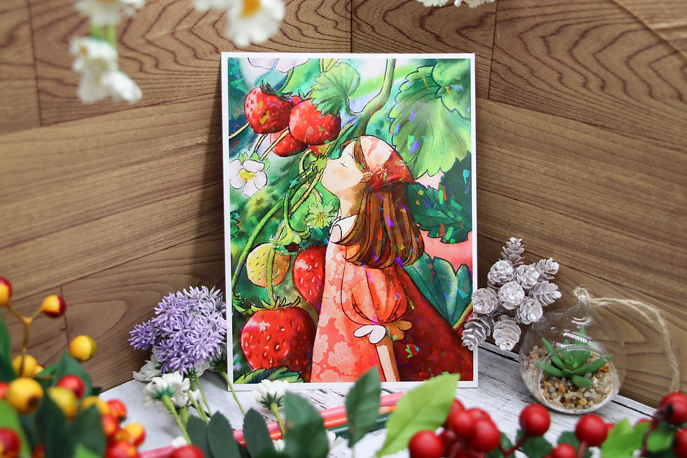 Thumbnail: Strawberry Garden Print